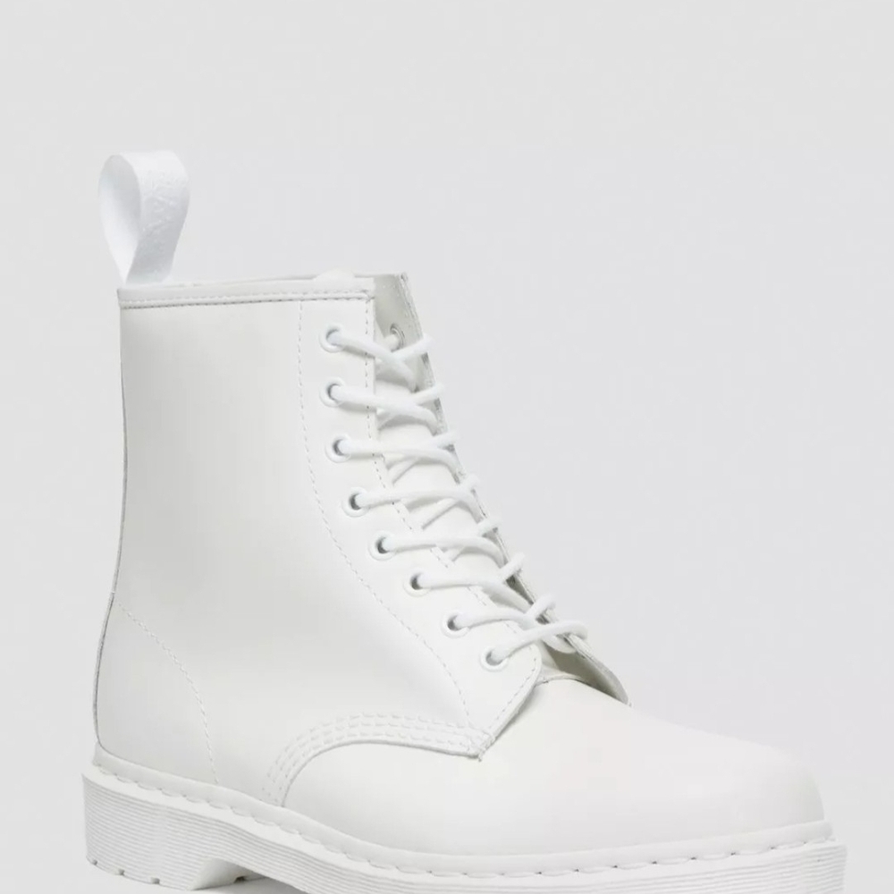Dr. Martens Mono White 1460 Boots